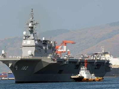 Tàu chiến Nhật tới Philippines, thách thức Trung Quốc